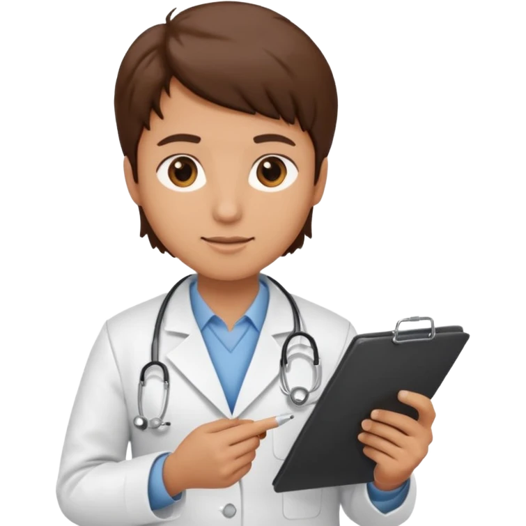 doctor with checklist emoji