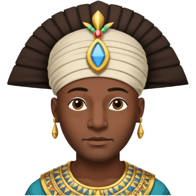 bald black man egypt emoji