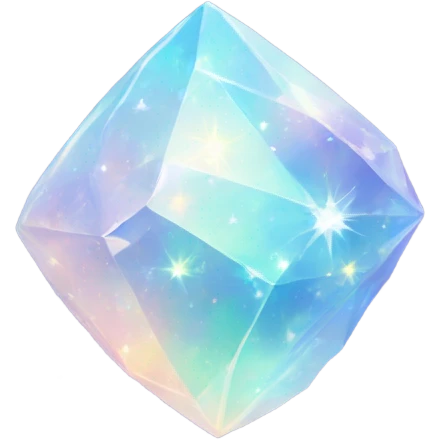 opal crystal sparkle stars emoji