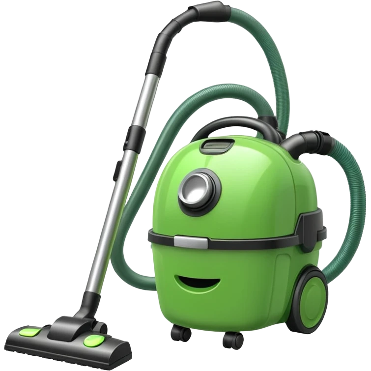 green vacuum cleaner emoji