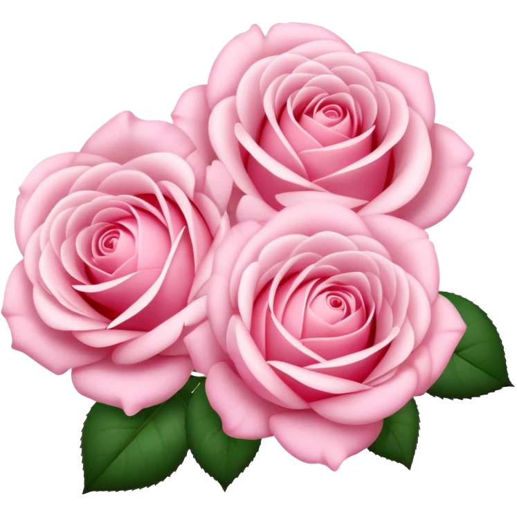 Light pink roses emoji
