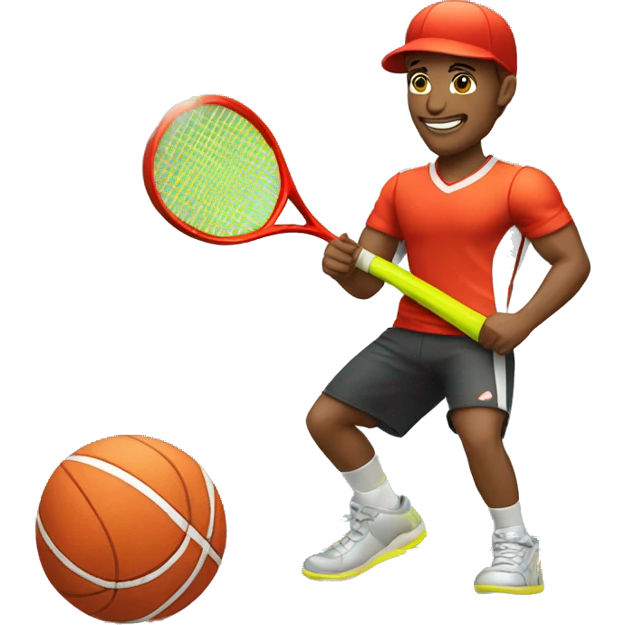Tênis esportivo com fogo emoji