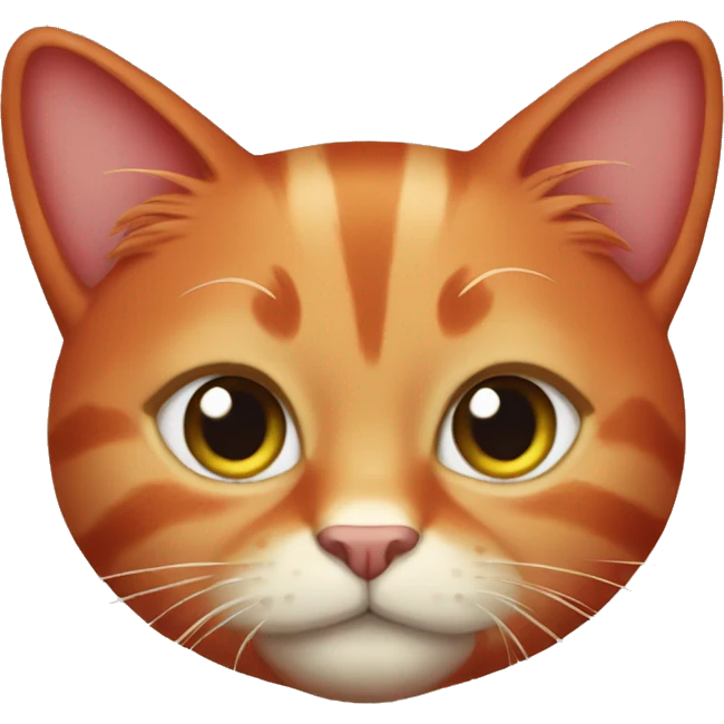 Red cat  emoji