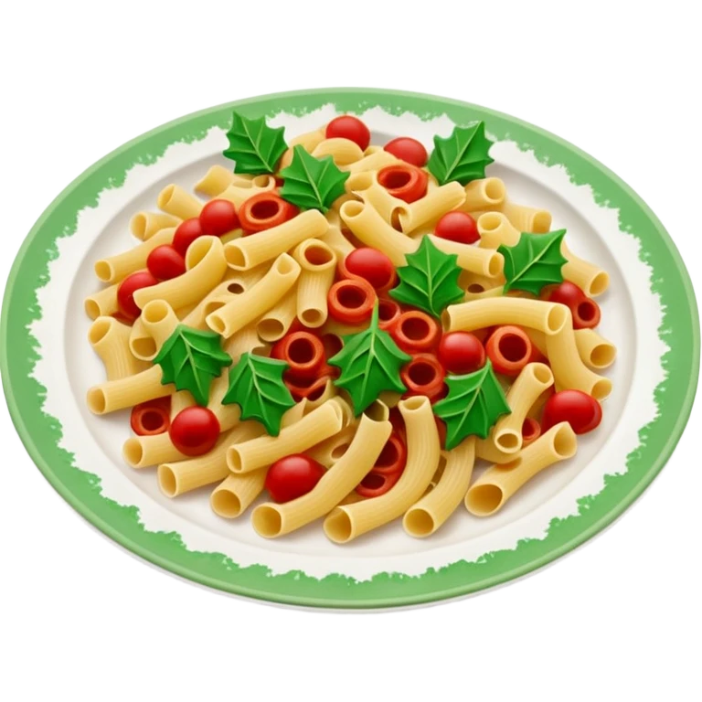 Christmas pasta emoji