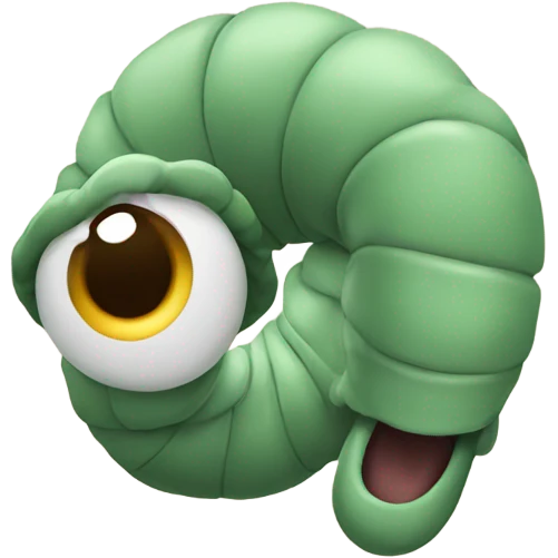 Worm shades emoji
