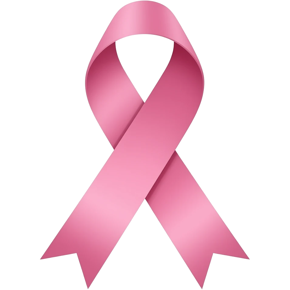 Breast cancer awareness ribbon emoji