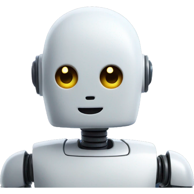 robot with stars emoji