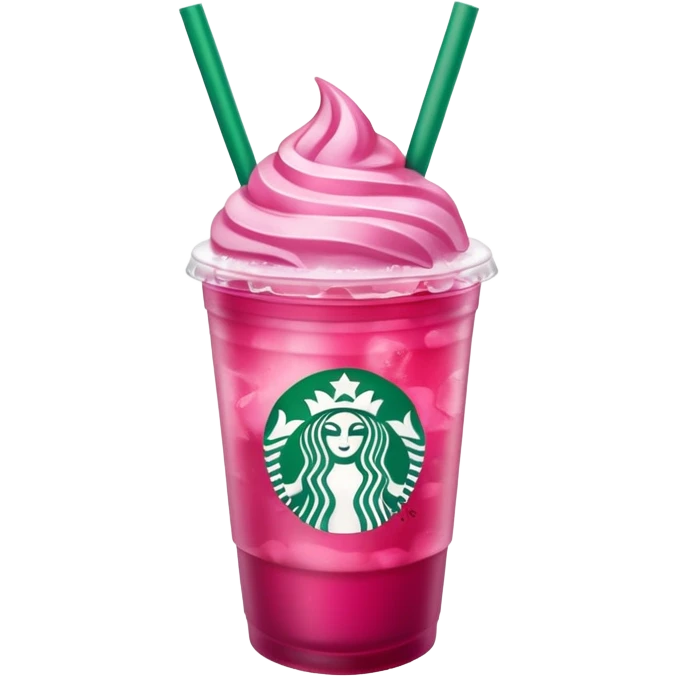 Starbucks berry refresher  emoji