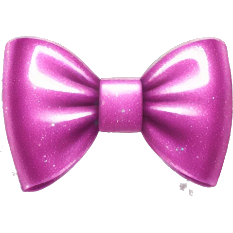 Sparkle bow emoji