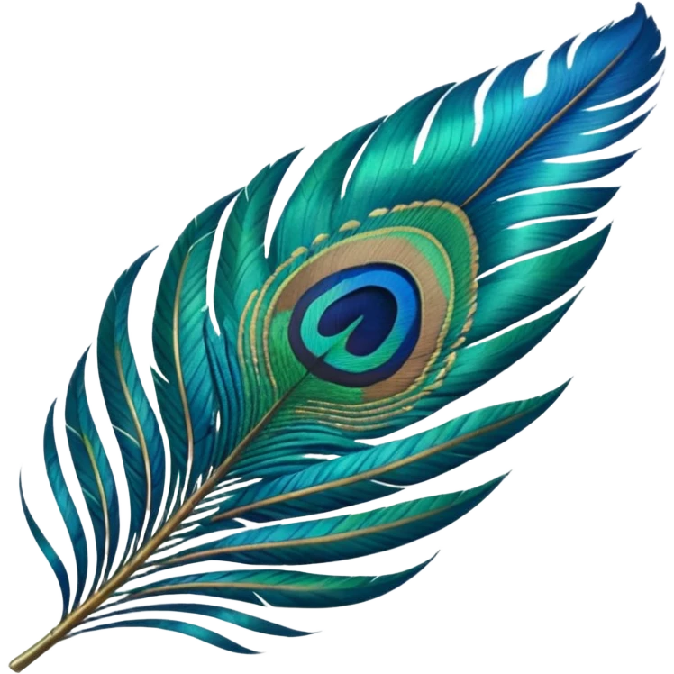 PEACOCK FEATHER emoji
