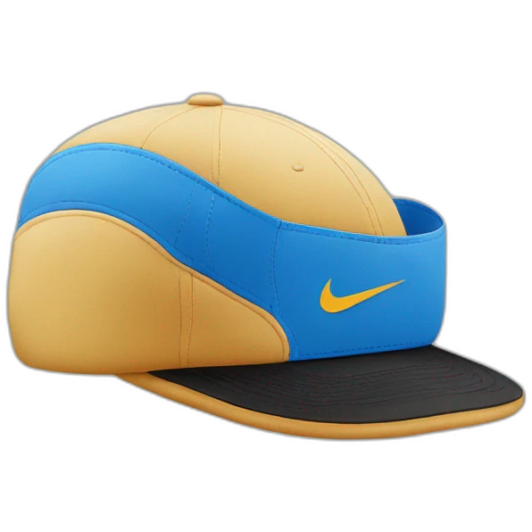 Chat avec une casquette nike emoji