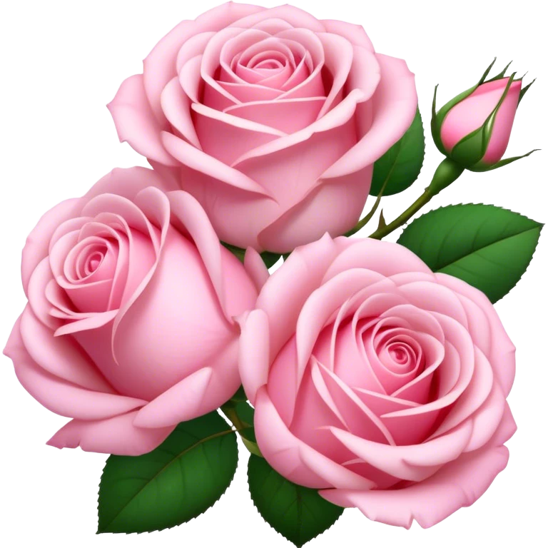 Light pink roses emoji