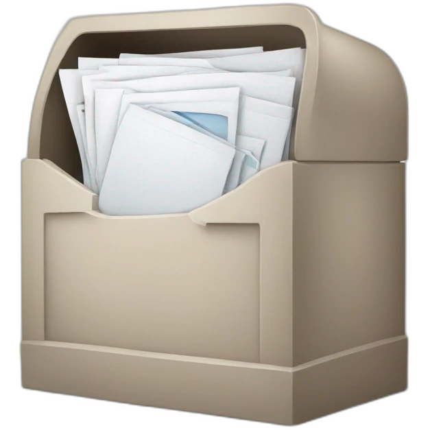 email box filled emoji