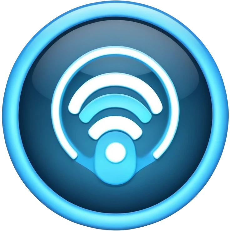 wifi signal in circle emoji