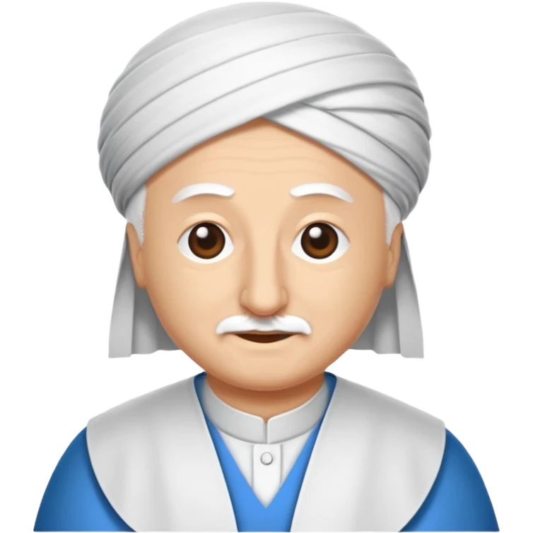 Mavi tık içi beyaz dişi mavi emoji emoji