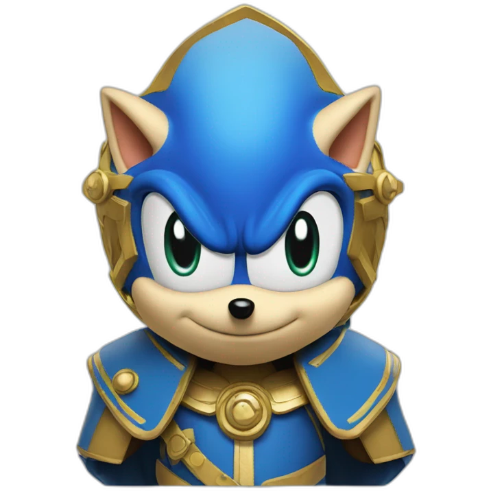 Sonic the hedgehog blue pope emoji