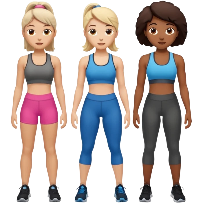 friends at the gym emoji