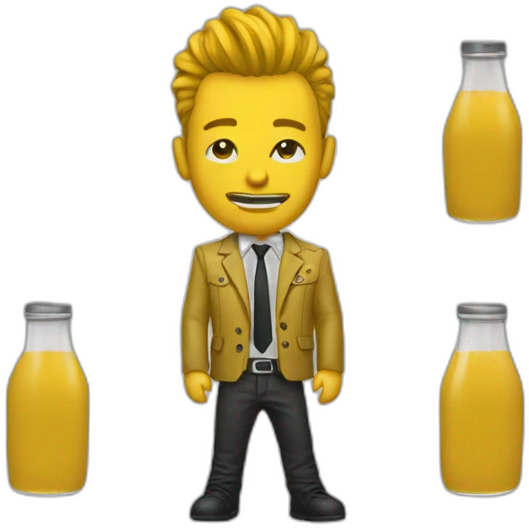 mustard-business-punk emoji