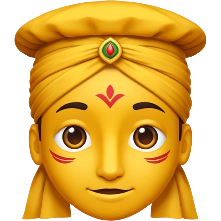 make it just have a phrase in hind emoji