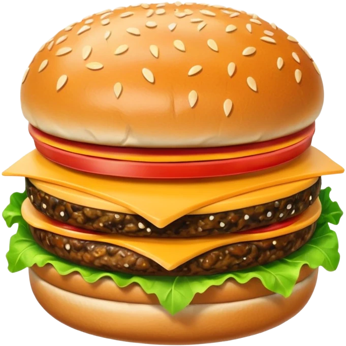 hamburger 2d art style emoji
