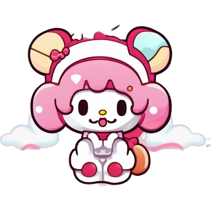 MY Melody hello kitty emoji