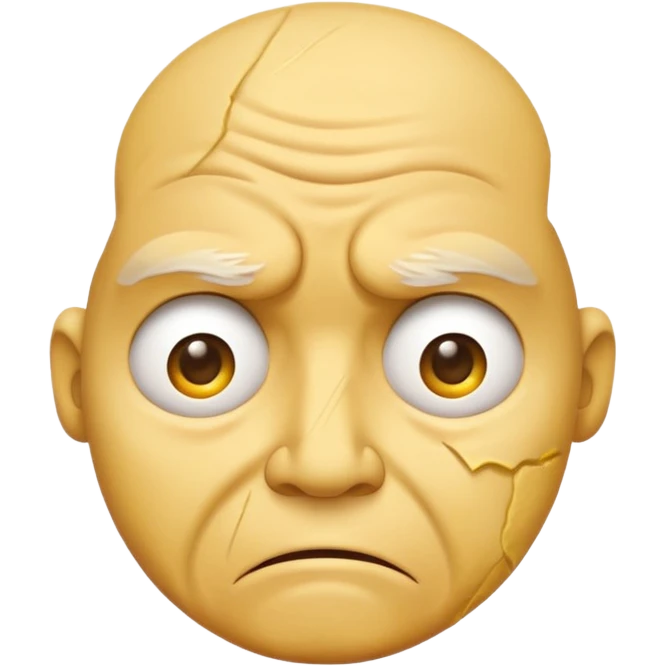 yellow face emoji that's broke financially emoji