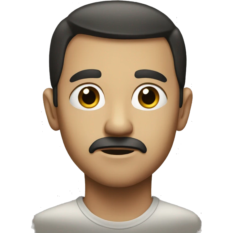 A side eye suspicious look  emoji