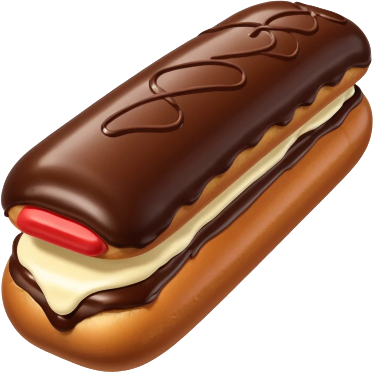 éclair au chocolat emoji