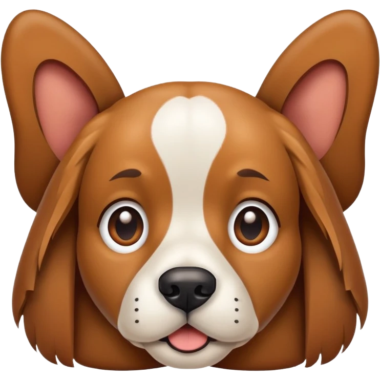 Dog with bug ears emoji