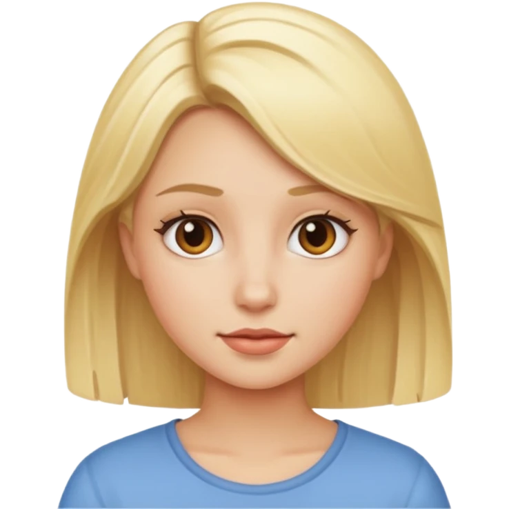 blonde girl emoji