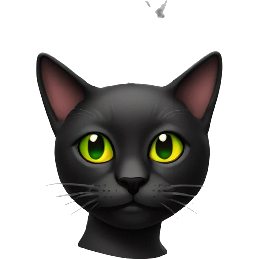 black cat rasta smoke emoji