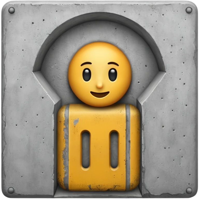 concrete wall, beton. wall. no face or emotion emoji