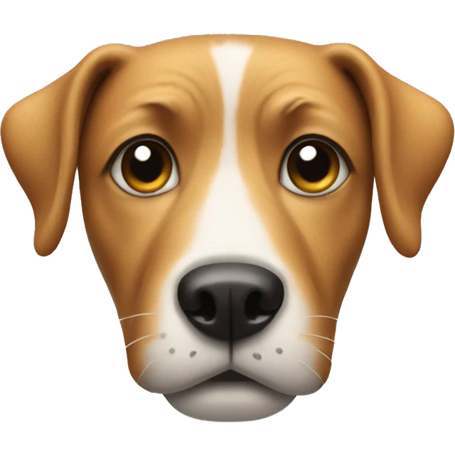 Dog with face emoji