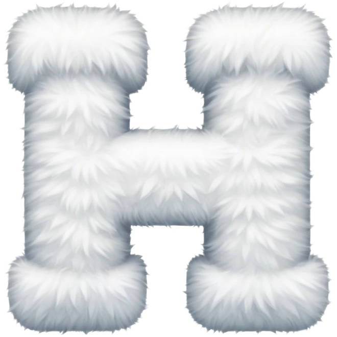 fluffy letters  emoji