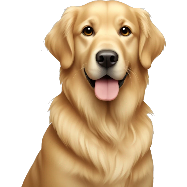 golden retriever very light skin emoji
