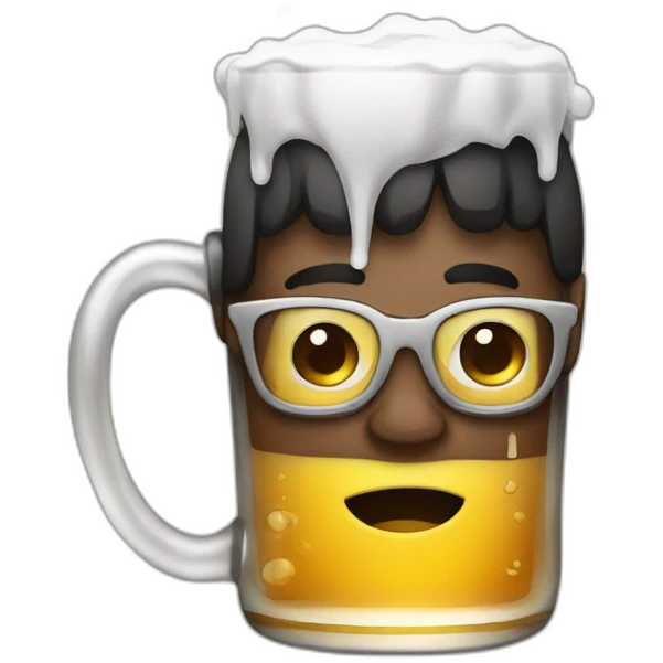 web developer drink a beer emoji
