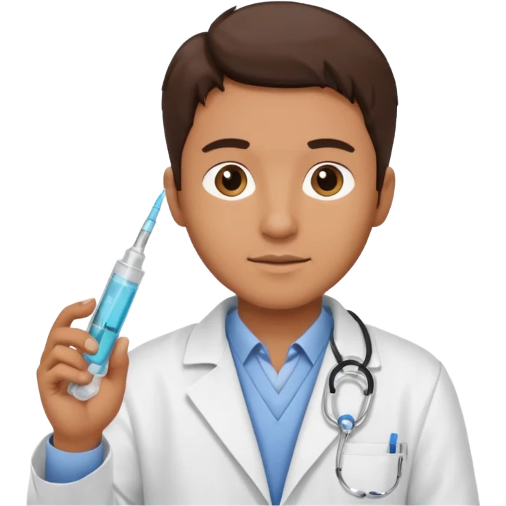vaccinator male emoji