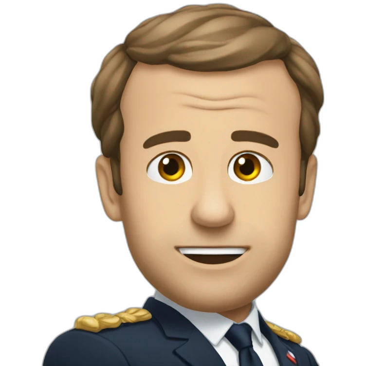 Macron qui dort emoji