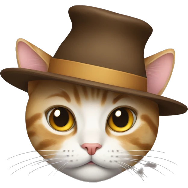 Cat with a hat emoji
