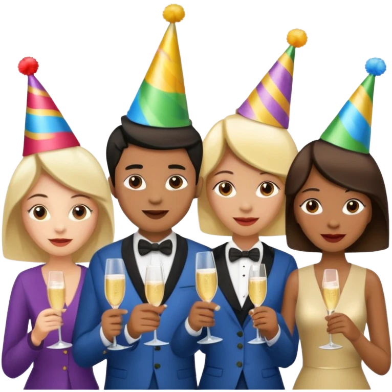 Red group peoples party emoji