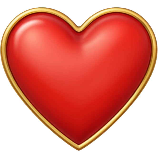 A red heart with the letter "J" in the middle emoji