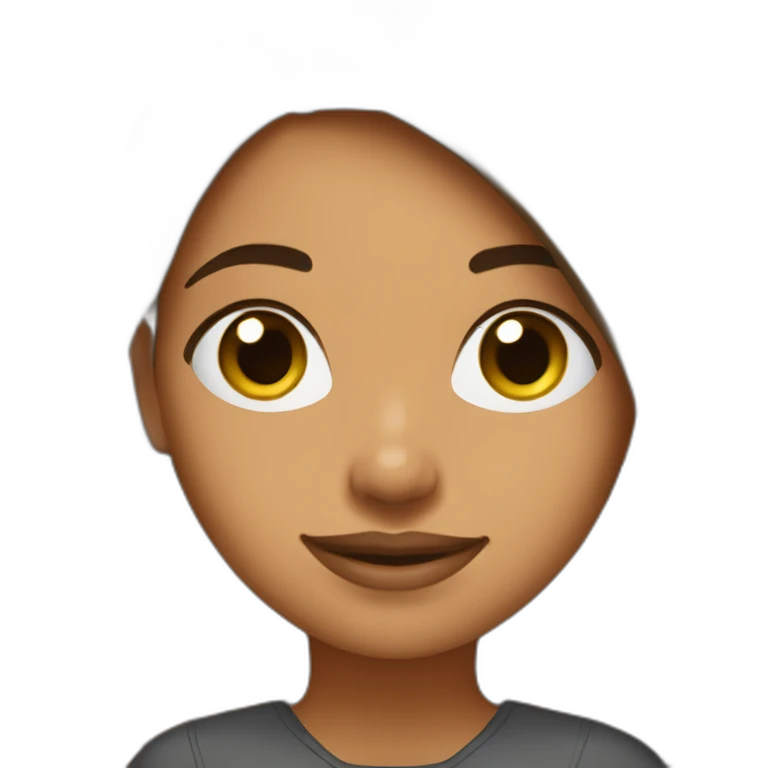 Brown-girl-with-Yu Wady Soe-employee-login emoji