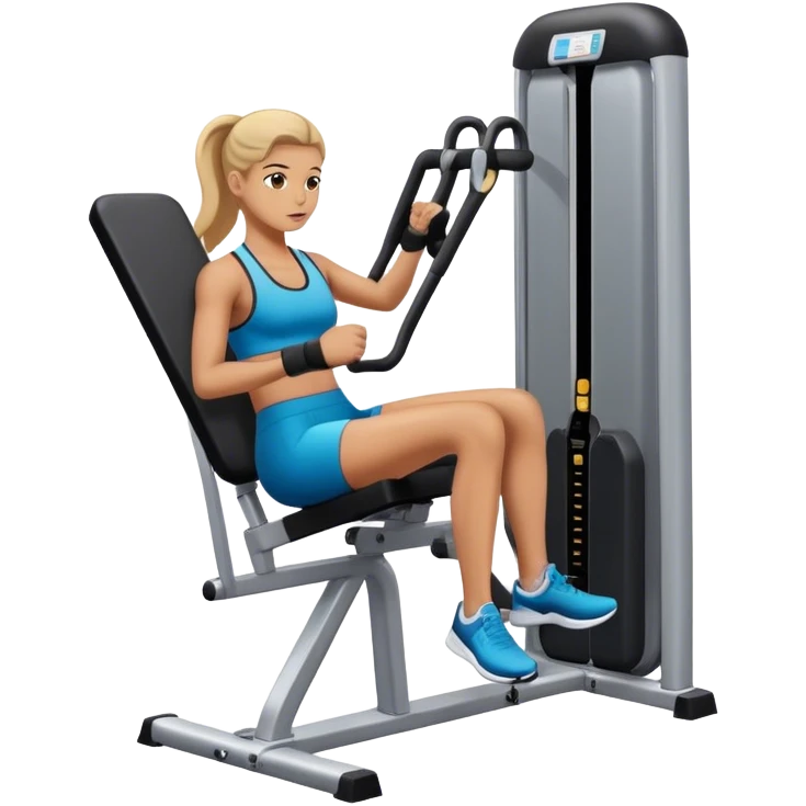 how to use abductor-machine gym emoji