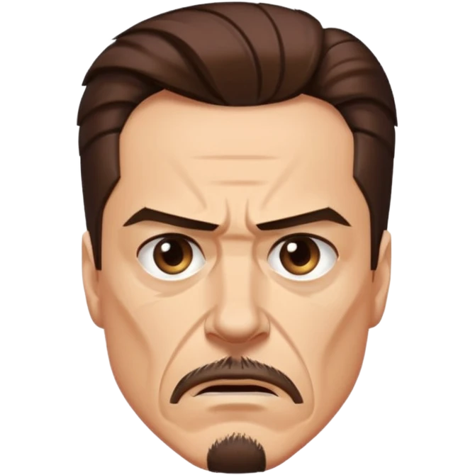 angry tony stark emoji