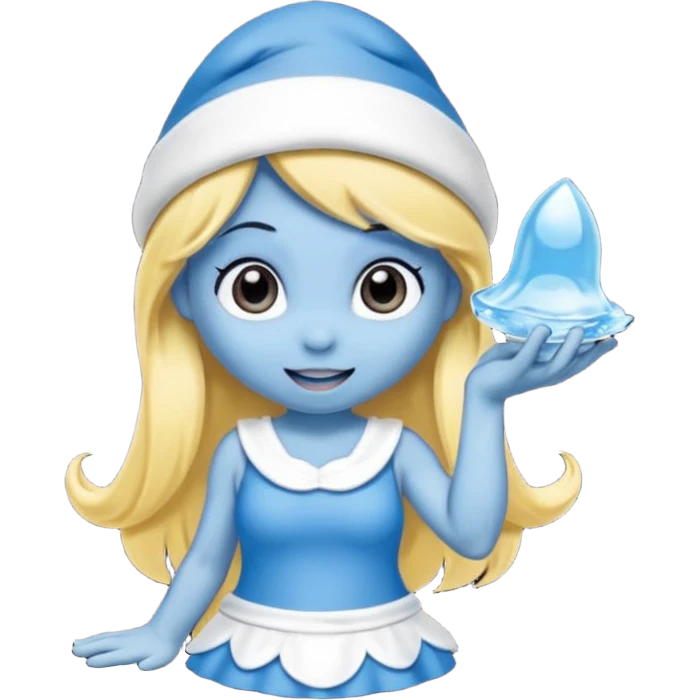 Smurfette emoji