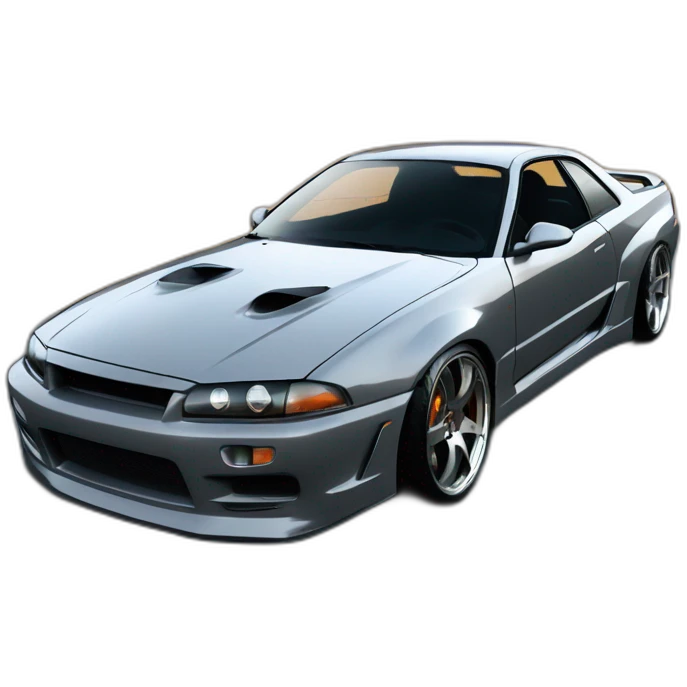 Skyline 34 gr voiture gris fast and furious emoji