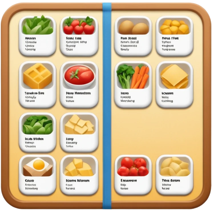 meal plan emoji