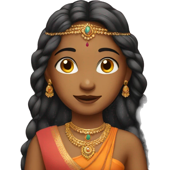 indian girl emoji