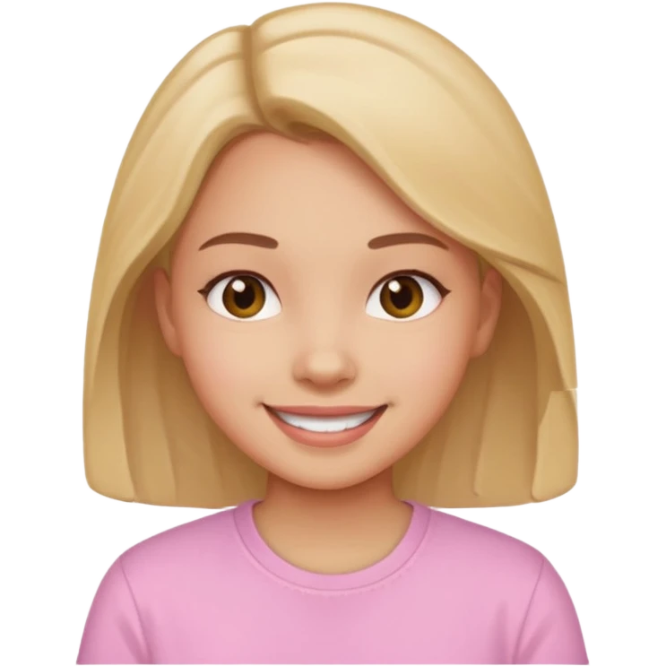 girl with light pink shirt emoji