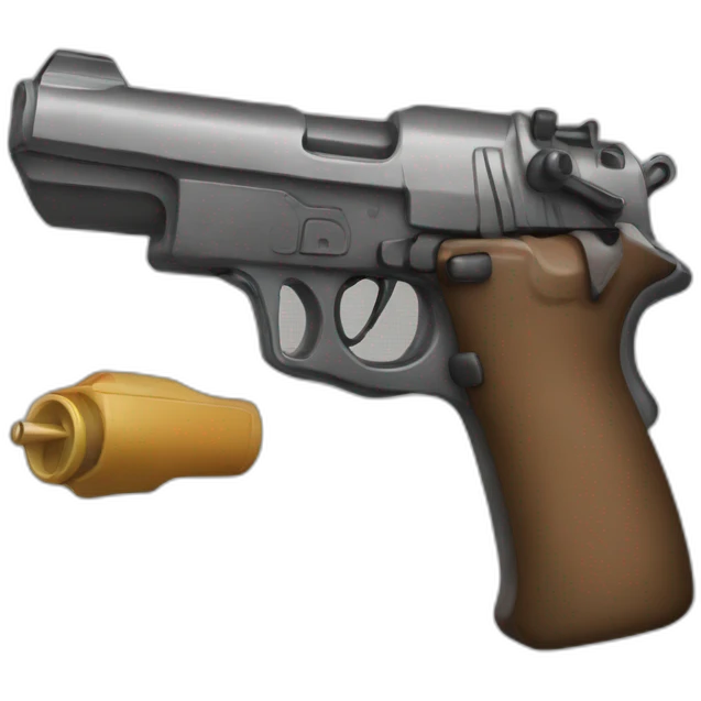 Toy Gunsideways emoji